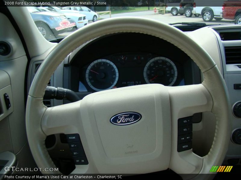 Tungsten Grey Metallic / Stone 2008 Ford Escape Hybrid