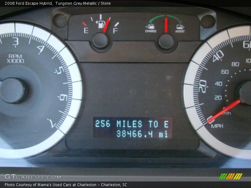 Tungsten Grey Metallic / Stone 2008 Ford Escape Hybrid