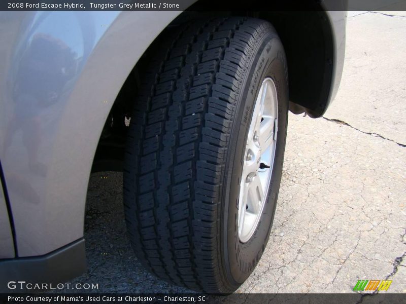 Tungsten Grey Metallic / Stone 2008 Ford Escape Hybrid