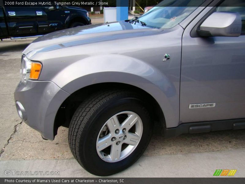 Tungsten Grey Metallic / Stone 2008 Ford Escape Hybrid