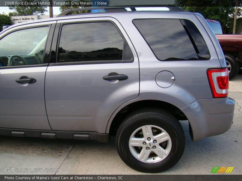 Tungsten Grey Metallic / Stone 2008 Ford Escape Hybrid
