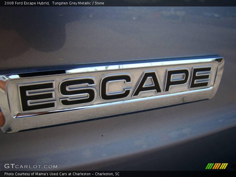 Tungsten Grey Metallic / Stone 2008 Ford Escape Hybrid