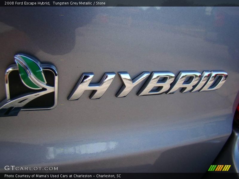 Tungsten Grey Metallic / Stone 2008 Ford Escape Hybrid