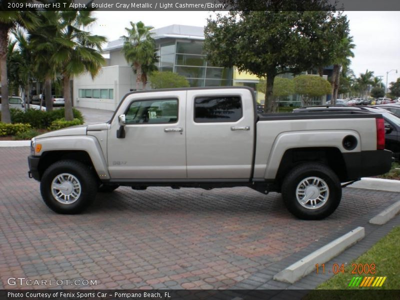Boulder Gray Metallic / Light Cashmere/Ebony 2009 Hummer H3 T Alpha