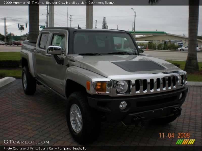 Boulder Gray Metallic / Light Cashmere/Ebony 2009 Hummer H3 T Alpha
