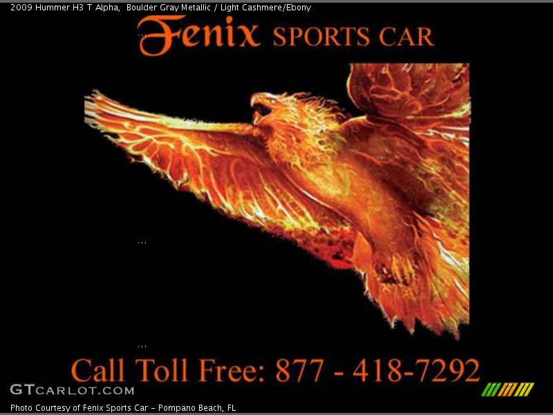 Boulder Gray Metallic / Light Cashmere/Ebony 2009 Hummer H3 T Alpha