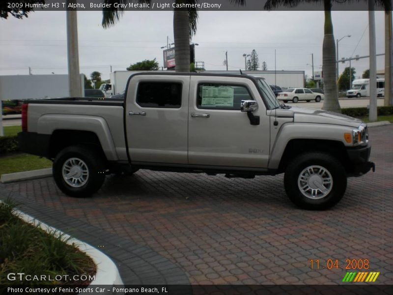 Boulder Gray Metallic / Light Cashmere/Ebony 2009 Hummer H3 T Alpha