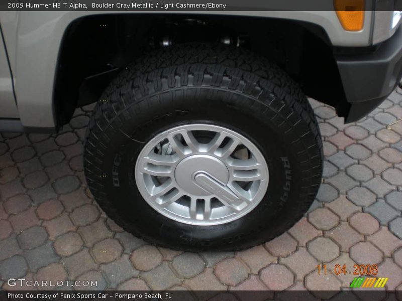 Boulder Gray Metallic / Light Cashmere/Ebony 2009 Hummer H3 T Alpha