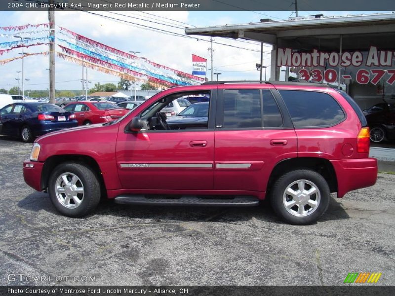 Magnetic Red Metallic / Medium Pewter 2004 GMC Envoy SLE 4x4