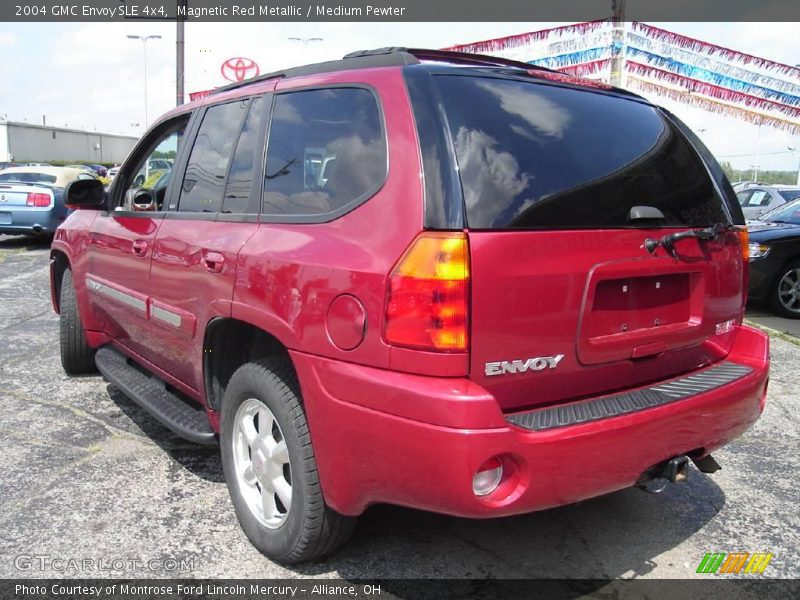 Magnetic Red Metallic / Medium Pewter 2004 GMC Envoy SLE 4x4