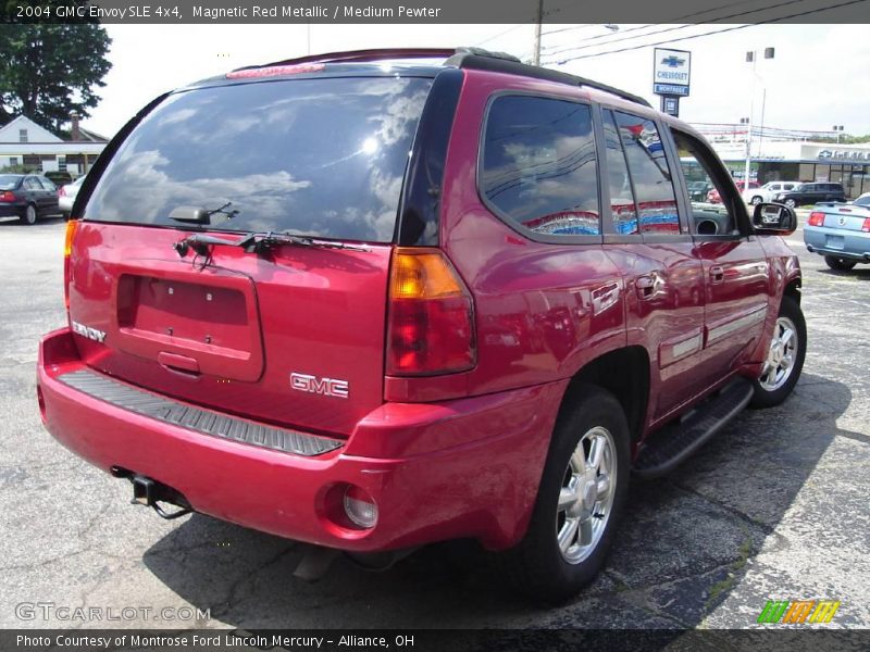 Magnetic Red Metallic / Medium Pewter 2004 GMC Envoy SLE 4x4