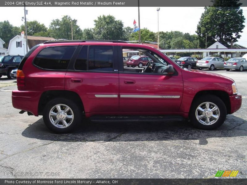 Magnetic Red Metallic / Medium Pewter 2004 GMC Envoy SLE 4x4