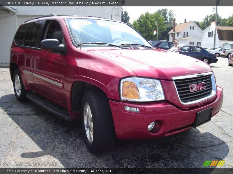 Magnetic Red Metallic / Medium Pewter 2004 GMC Envoy SLE 4x4