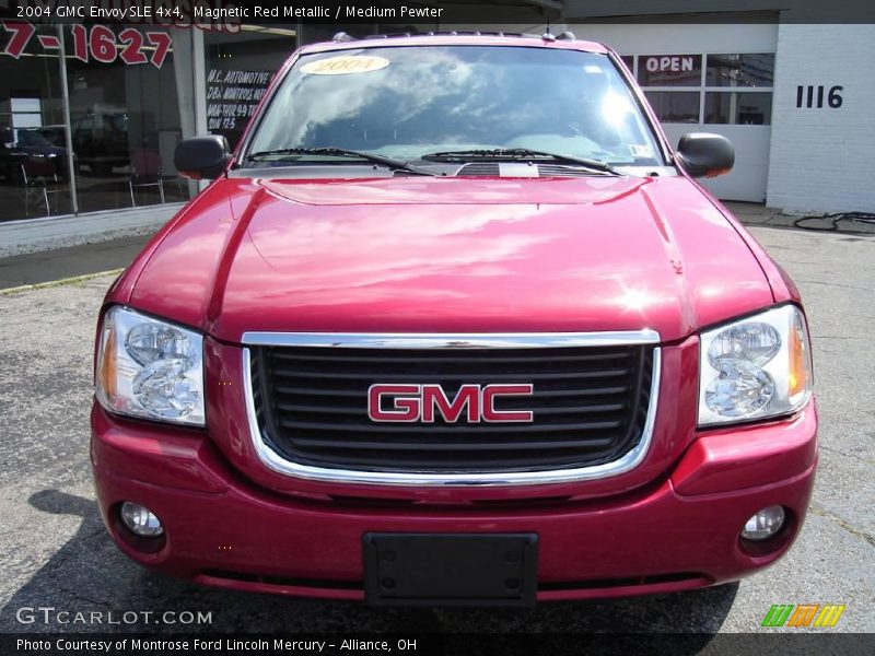 Magnetic Red Metallic / Medium Pewter 2004 GMC Envoy SLE 4x4