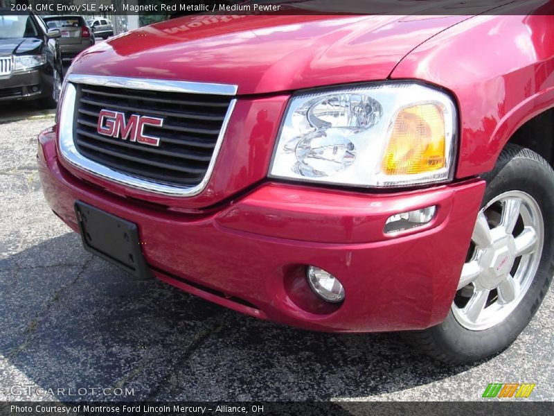 Magnetic Red Metallic / Medium Pewter 2004 GMC Envoy SLE 4x4