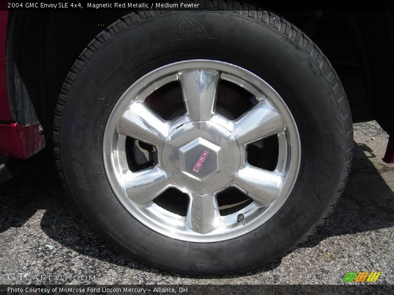 Magnetic Red Metallic / Medium Pewter 2004 GMC Envoy SLE 4x4
