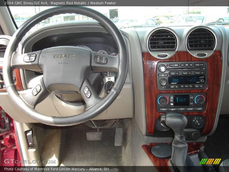 Magnetic Red Metallic / Medium Pewter 2004 GMC Envoy SLE 4x4