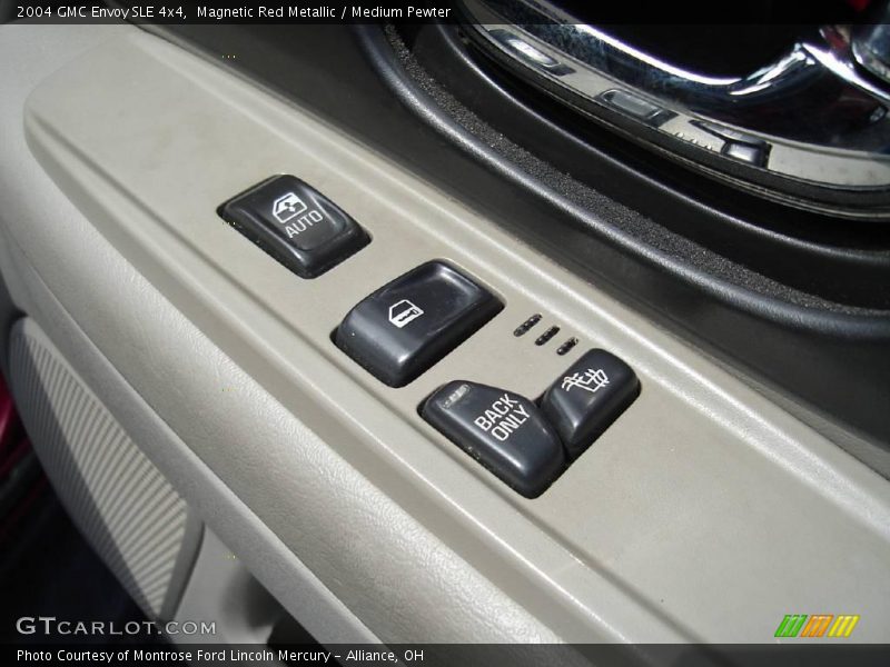 Magnetic Red Metallic / Medium Pewter 2004 GMC Envoy SLE 4x4