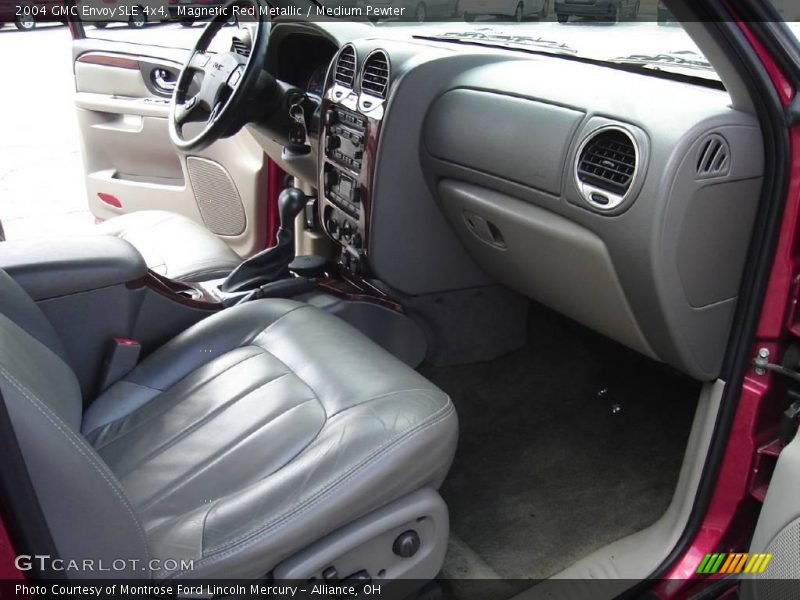 Magnetic Red Metallic / Medium Pewter 2004 GMC Envoy SLE 4x4