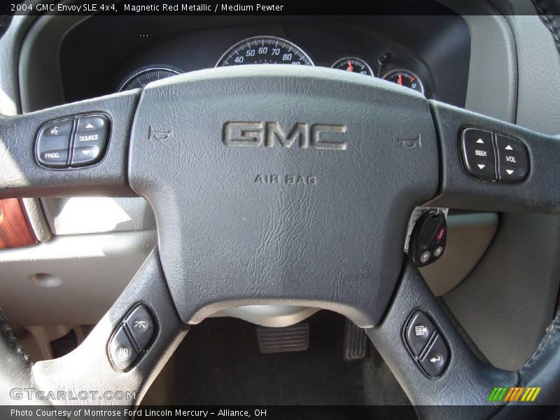 Magnetic Red Metallic / Medium Pewter 2004 GMC Envoy SLE 4x4