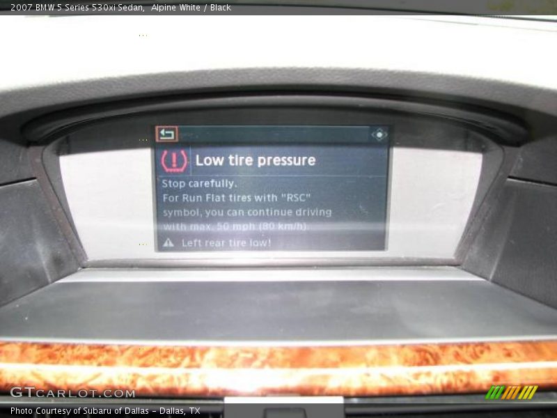 Alpine White / Black 2007 BMW 5 Series 530xi Sedan