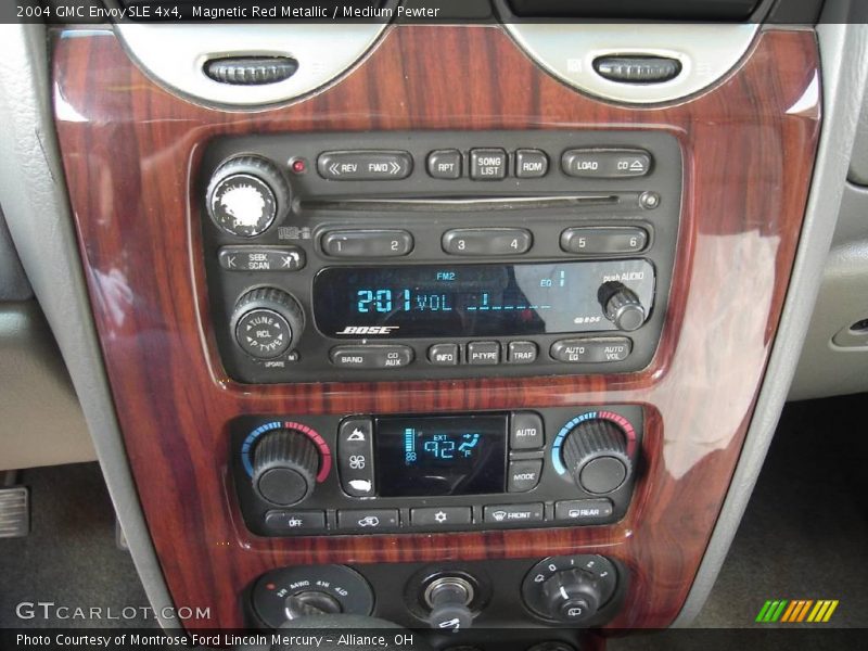 Magnetic Red Metallic / Medium Pewter 2004 GMC Envoy SLE 4x4