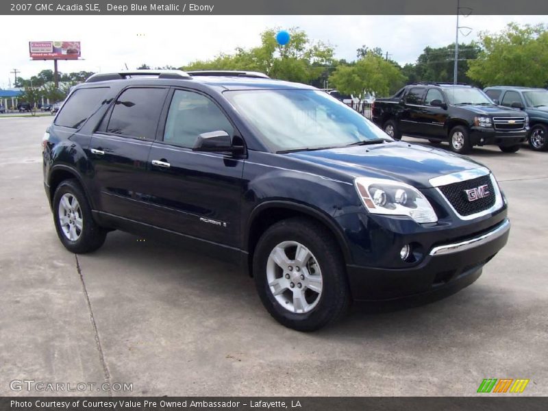 Deep Blue Metallic / Ebony 2007 GMC Acadia SLE