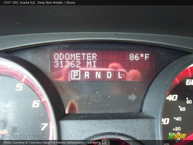 Deep Blue Metallic / Ebony 2007 GMC Acadia SLE