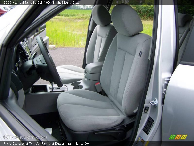 Bright Silver / Gray 2009 Hyundai Santa Fe GLS 4WD