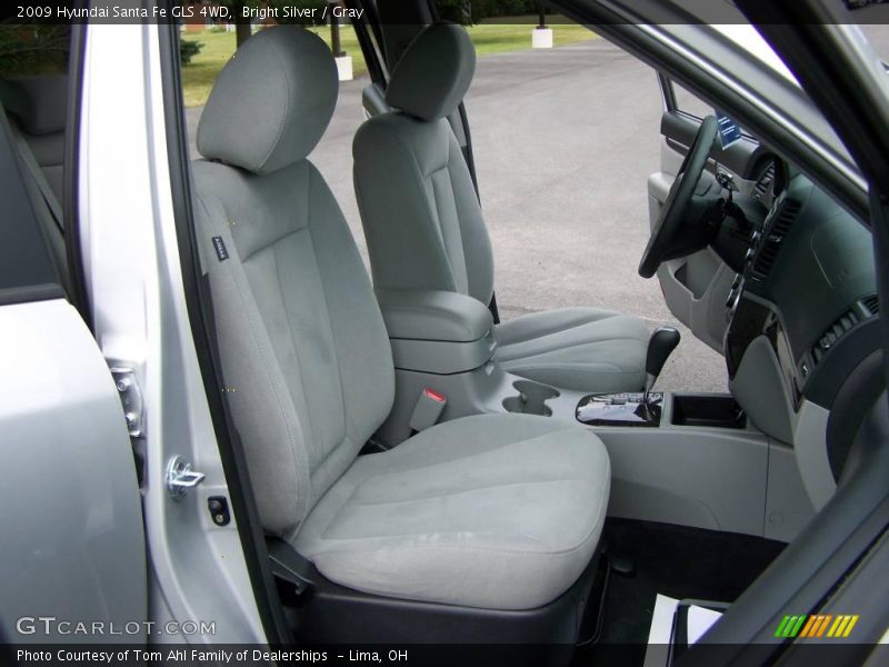 Bright Silver / Gray 2009 Hyundai Santa Fe GLS 4WD