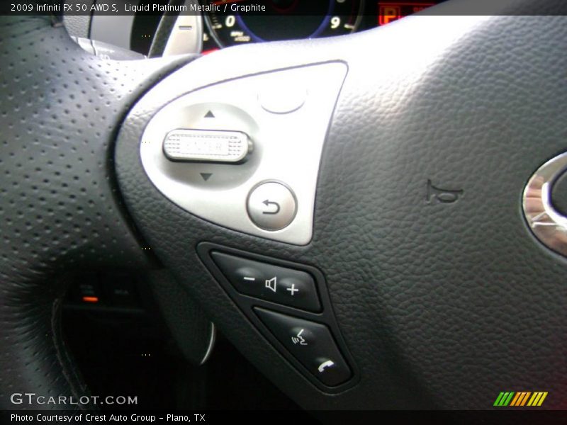 Liquid Platinum Metallic / Graphite 2009 Infiniti FX 50 AWD S