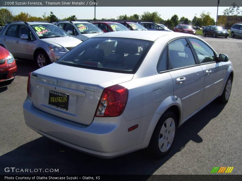 Titanium Silver Metallic / Grey 2008 Suzuki Forenza