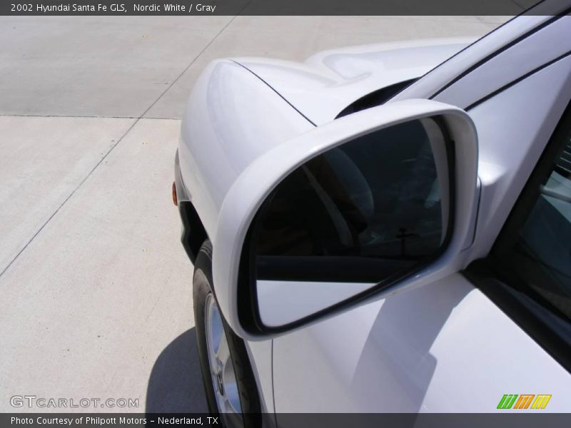 Nordic White / Gray 2002 Hyundai Santa Fe GLS