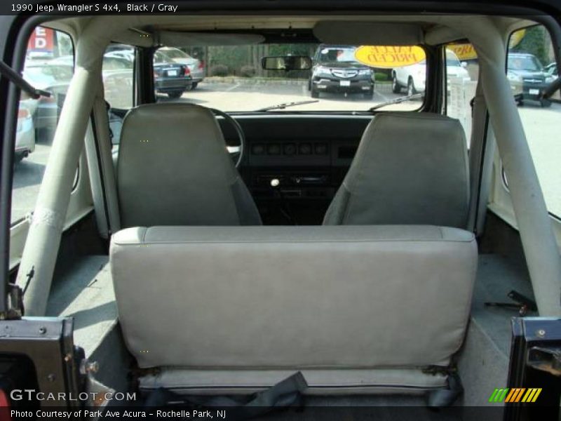 Black / Gray 1990 Jeep Wrangler S 4x4