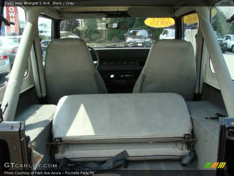 Black / Gray 1990 Jeep Wrangler S 4x4