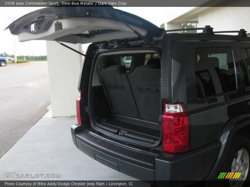 Steel Blue Metallic / Dark Slate Gray 2008 Jeep Commander Sport