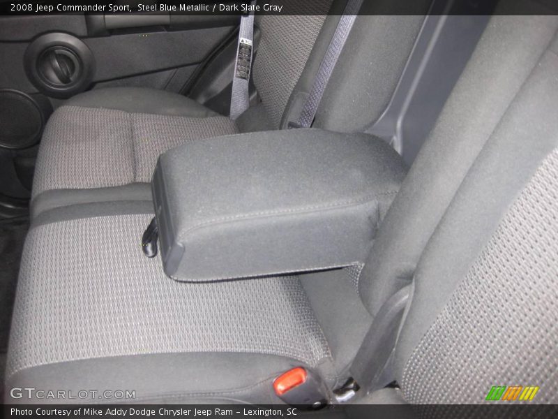 Steel Blue Metallic / Dark Slate Gray 2008 Jeep Commander Sport