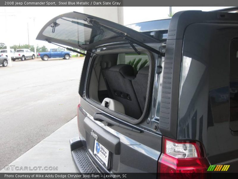 Steel Blue Metallic / Dark Slate Gray 2008 Jeep Commander Sport