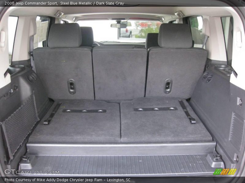 Steel Blue Metallic / Dark Slate Gray 2008 Jeep Commander Sport