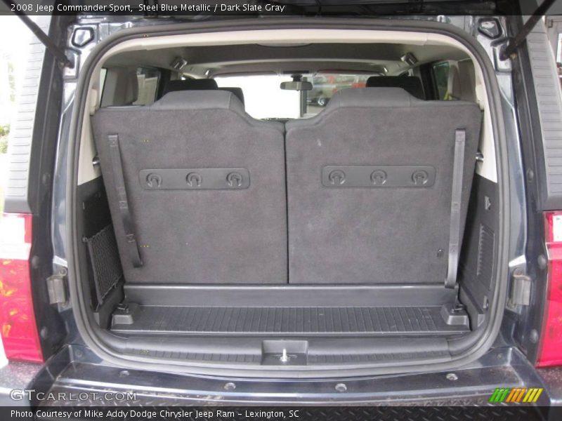 Steel Blue Metallic / Dark Slate Gray 2008 Jeep Commander Sport