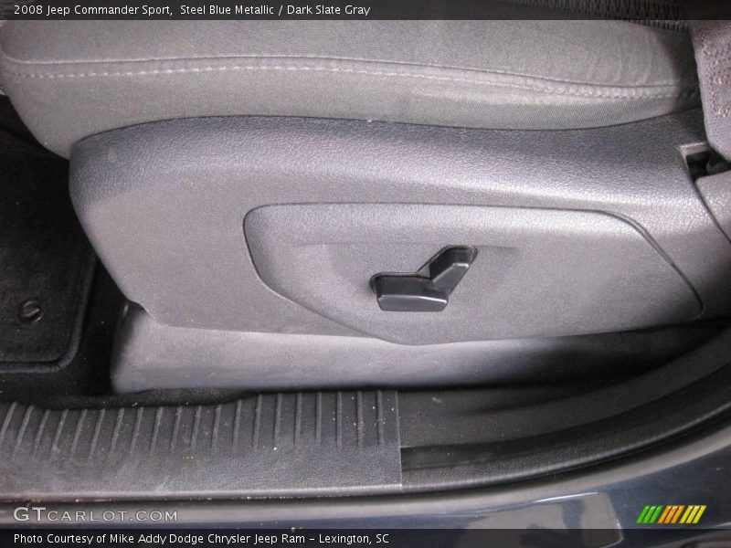 Steel Blue Metallic / Dark Slate Gray 2008 Jeep Commander Sport