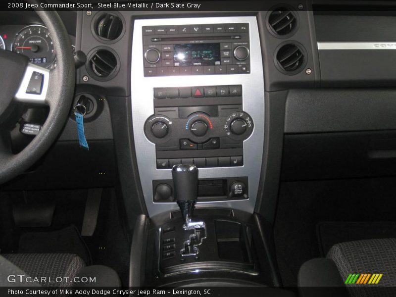 Steel Blue Metallic / Dark Slate Gray 2008 Jeep Commander Sport