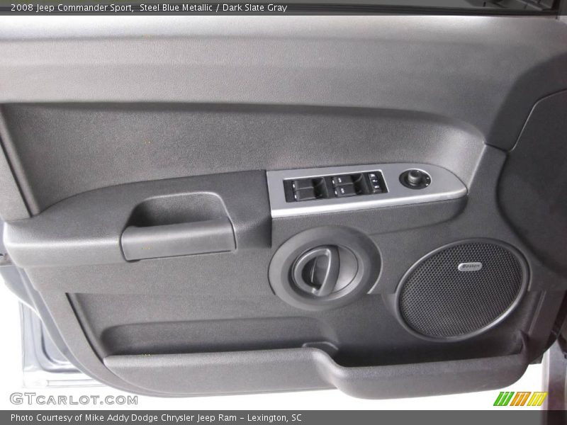 Steel Blue Metallic / Dark Slate Gray 2008 Jeep Commander Sport