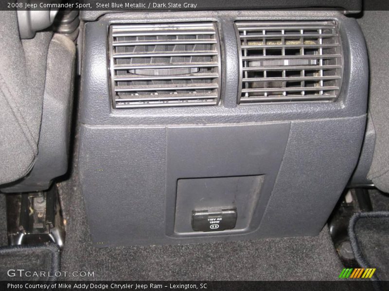 Steel Blue Metallic / Dark Slate Gray 2008 Jeep Commander Sport