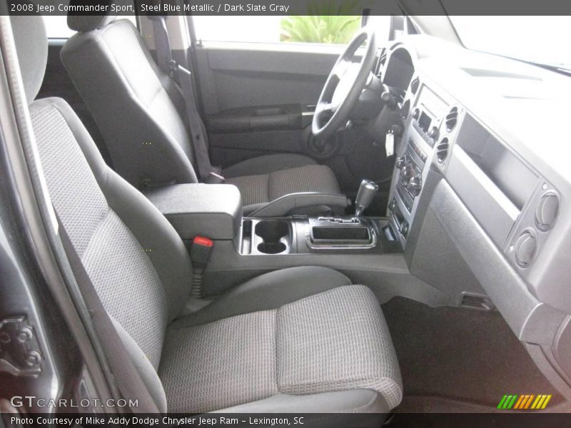 Steel Blue Metallic / Dark Slate Gray 2008 Jeep Commander Sport