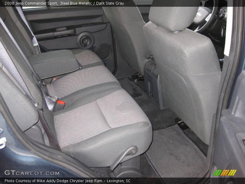 Steel Blue Metallic / Dark Slate Gray 2008 Jeep Commander Sport