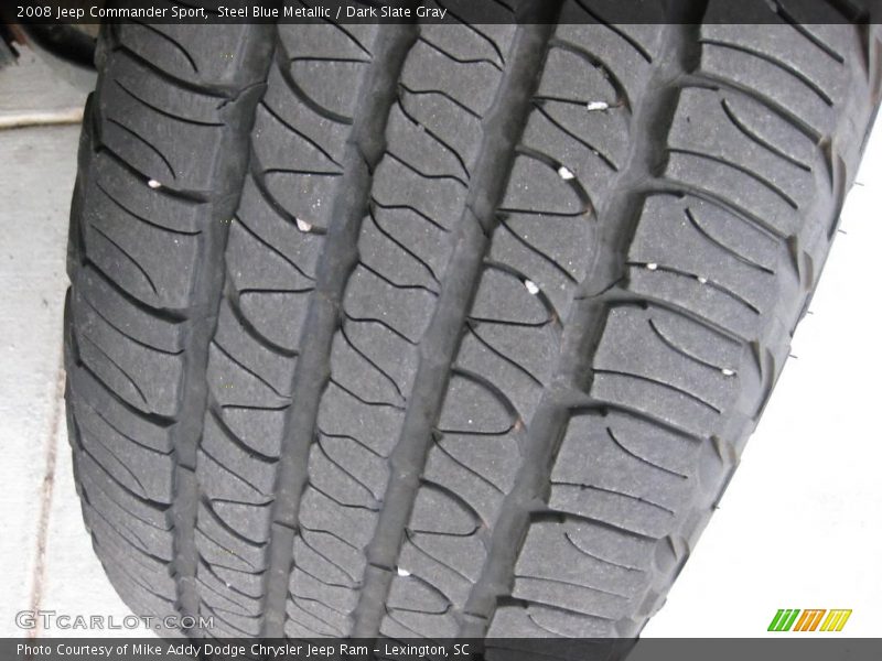 Steel Blue Metallic / Dark Slate Gray 2008 Jeep Commander Sport