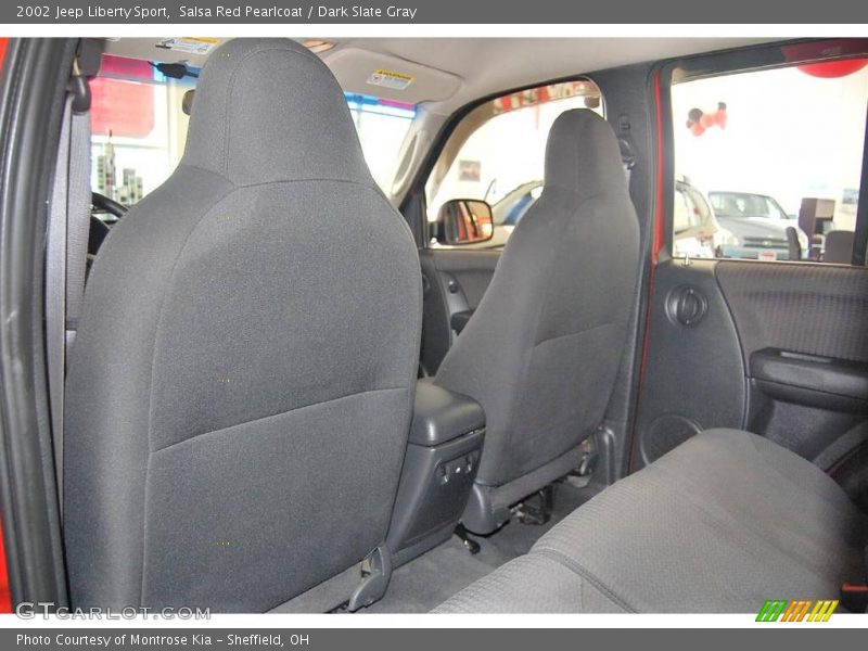 Salsa Red Pearlcoat / Dark Slate Gray 2002 Jeep Liberty Sport