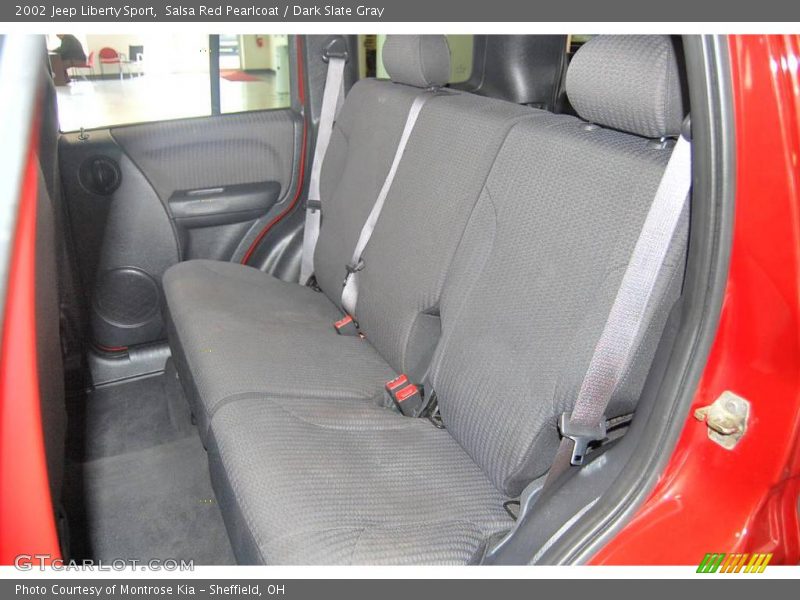 Salsa Red Pearlcoat / Dark Slate Gray 2002 Jeep Liberty Sport