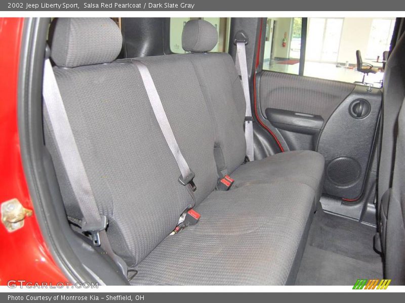 Salsa Red Pearlcoat / Dark Slate Gray 2002 Jeep Liberty Sport